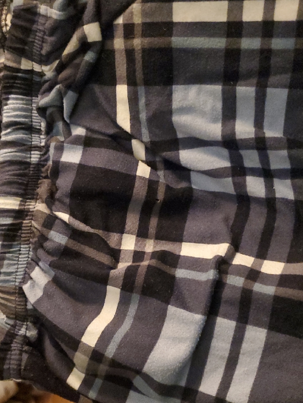 Women’s Plaid Sleep Pajama Set - Blue/light Blue
